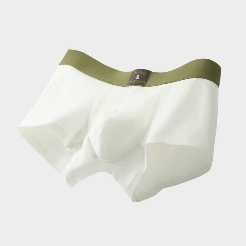 Men's Cotton Boxer Briefs Loose Mid-Waist Breathable Sports Comfortable Cotton Shorts Wholesale