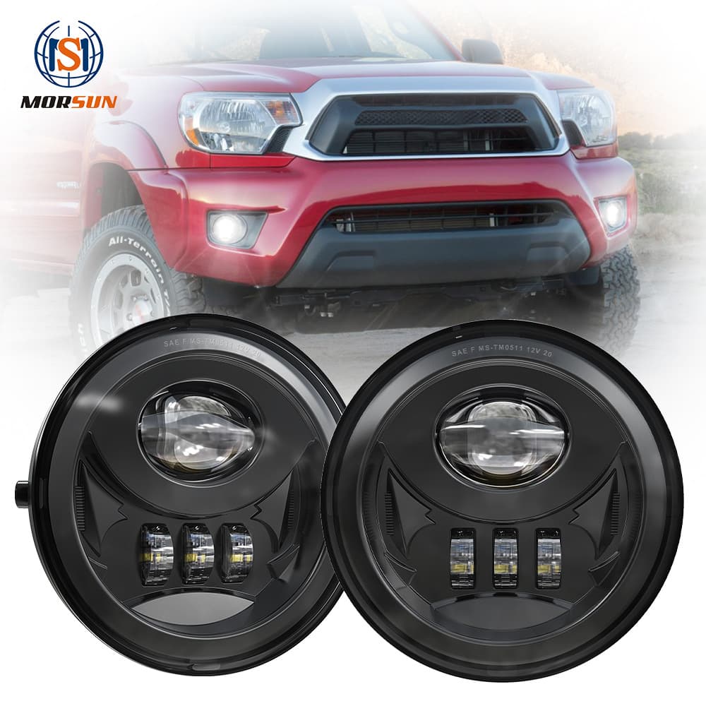 Car LED Front Bumper Lights Toyota Tacoma Fog Light Assist for 05-11 Pickup Front Fog Lights Cross-border