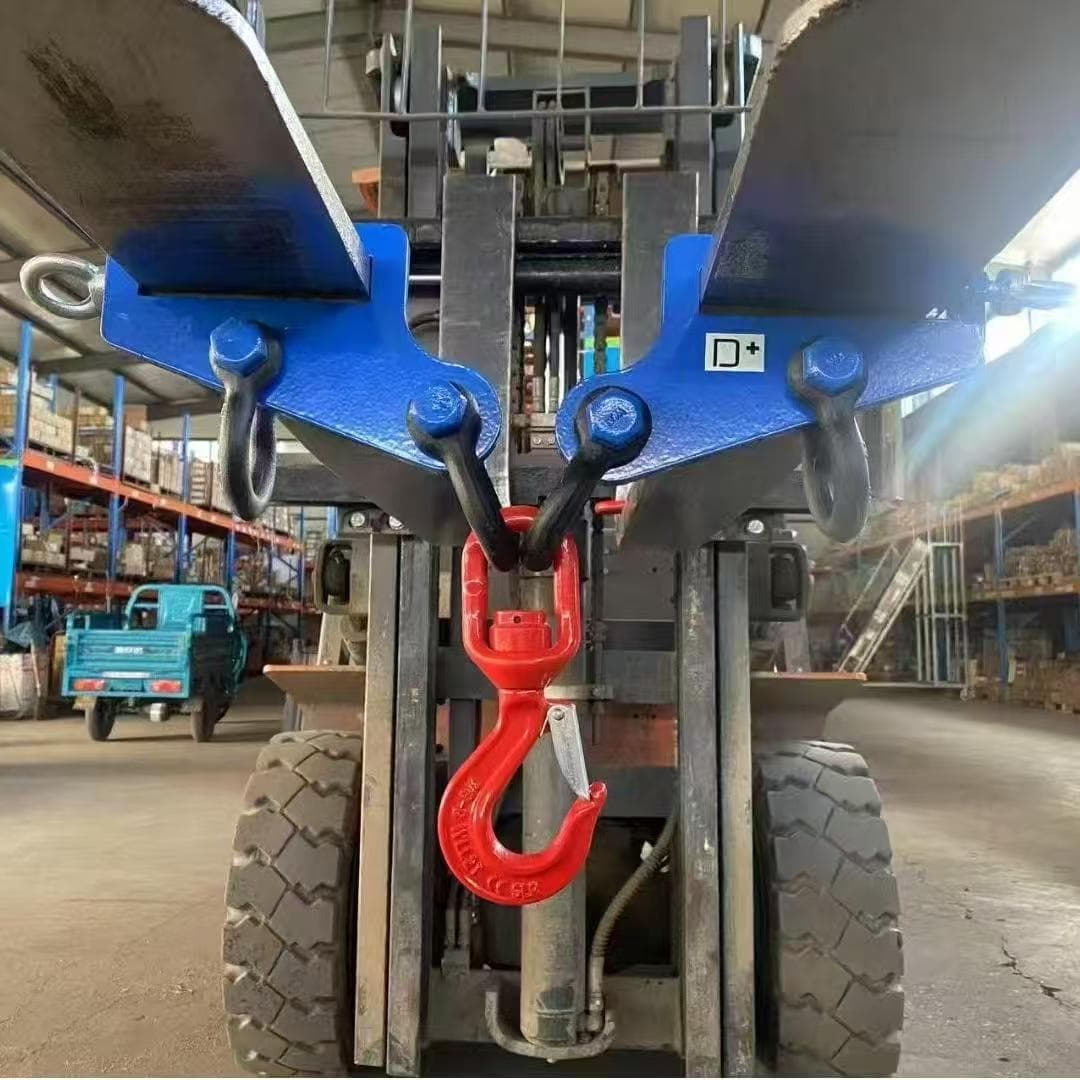 Single/Dual Use Forklift Attachments, 1T2T Lifting Slings for Forklifts, Specialized Forklift Tools