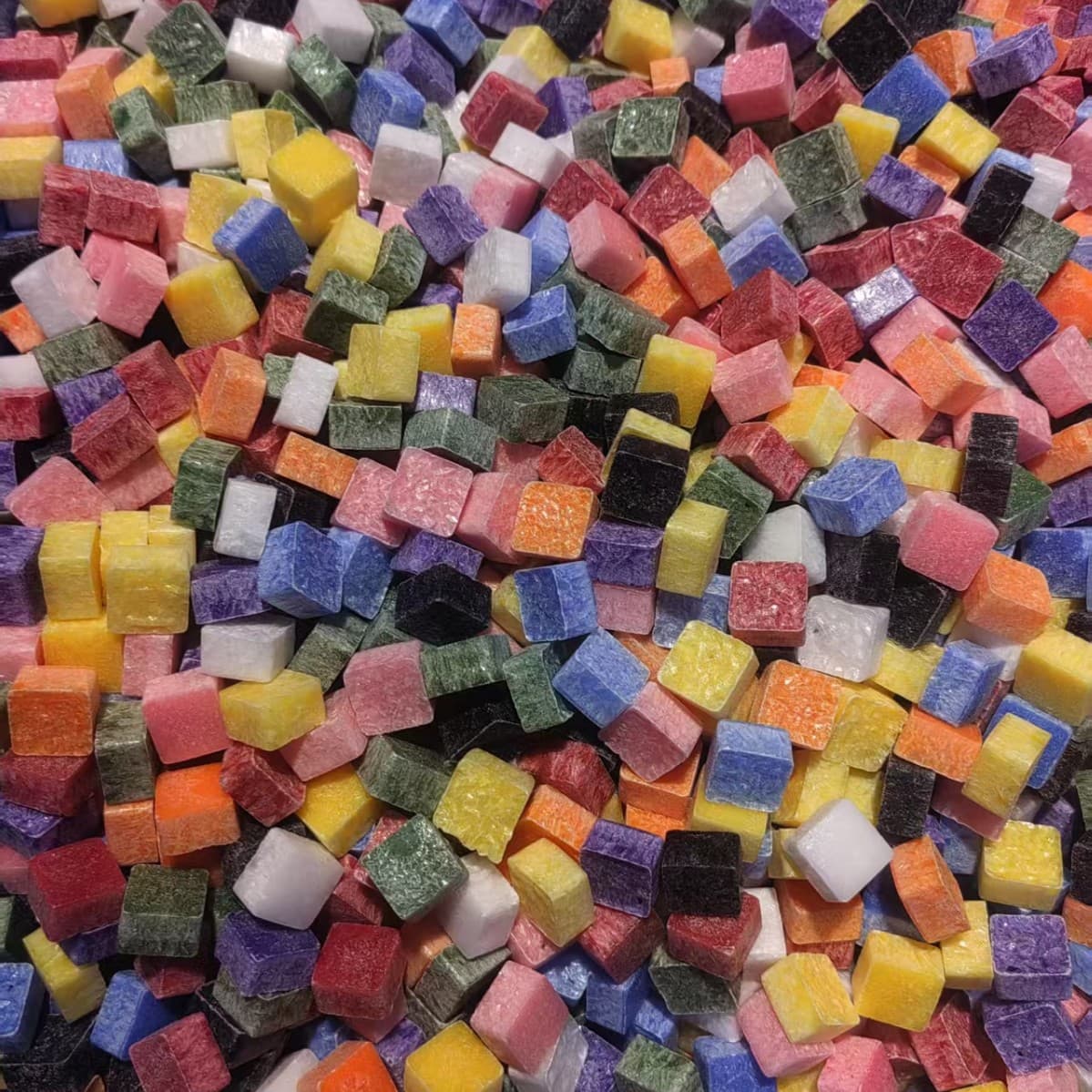 Candle raw material particles, handmade candle making special decorative top blocks, processing raw materials, ice flower small wax blocks
