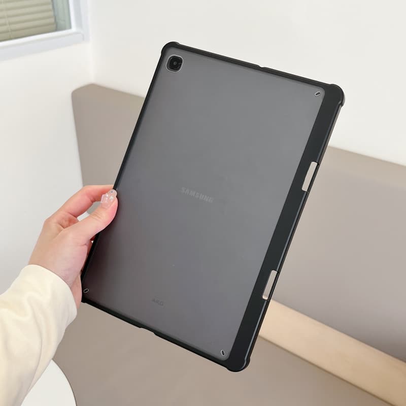 Case for Samsung Tab S9 FE, Acrylic Frosted with Pen Slot, S9 Plus Tablet Shell