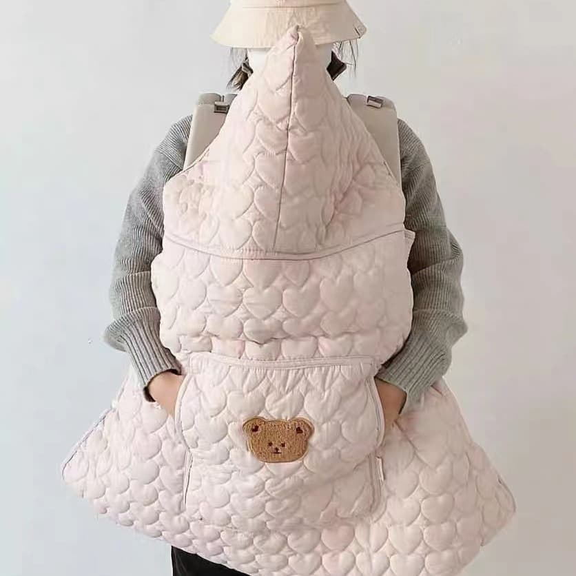 Instagram-worthy baby warm blanket/covering for autumn and winter outings, plus a thick cape/windproof cloak for infants in strollers and baby carriers.