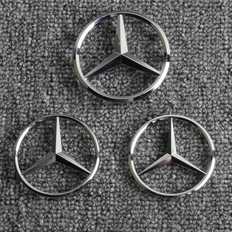 Mercedes-Benz steering wheel emblem compatible with A-Class, CLA/GLA/B-Class/CLS/GLC C-Class GLK/E-Class GLE/S-Class GL/ML