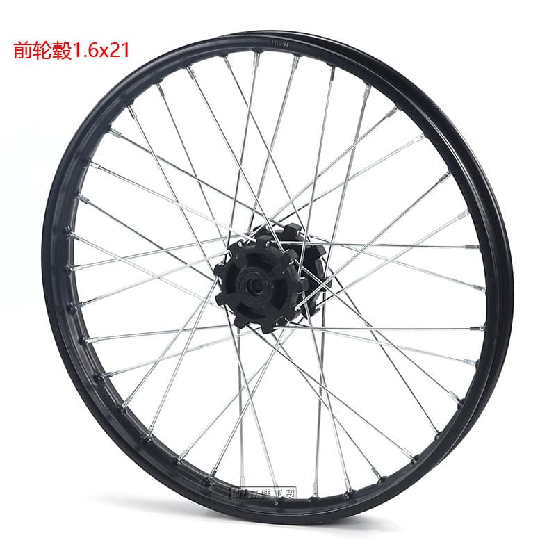 Off-road Motorcycle Parts Steel Rim Iron Rim Front Hub 1.60X21 Inch Rear Hub 2.15X18 Inch Wheel Rim Drum Core