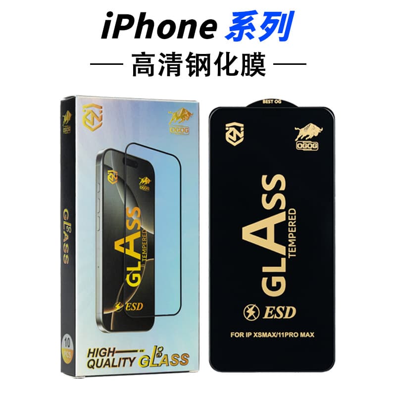 Tempered Glass Screen Protector for iPhone 15 Pro Max, Anti-Static Silk Screen Dust-Proof Phone Protective Film for Apple 16 Pro