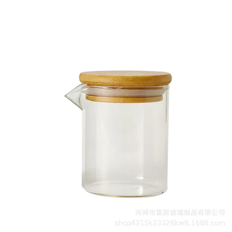 Candle jar empty cup with lid aromatherapy candle jar pressure nozzle transparent massage candle jar with mouth glass aromatherapy jar 6oz
