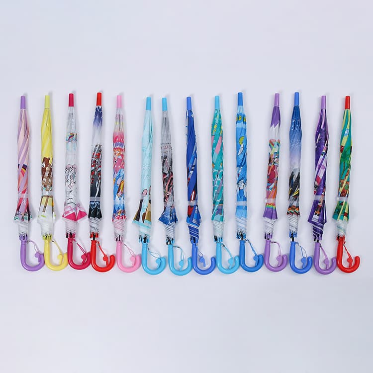 Manufacturer wholesale children's umbrella dual-purpose rain umbrella, UV protection sun umbrella, kids cartoon umbrella