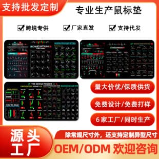 Stock mouse pad large stain-resistant trend chart office new cross-border computer office European American desk mat Mousepad