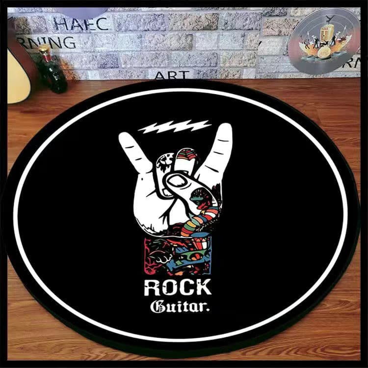 MARSHALL Marshall Rock Carpet Rehearsal Room Speaker Seat Non-slip Fanta Guitar Bar Music Line Floor Mat
