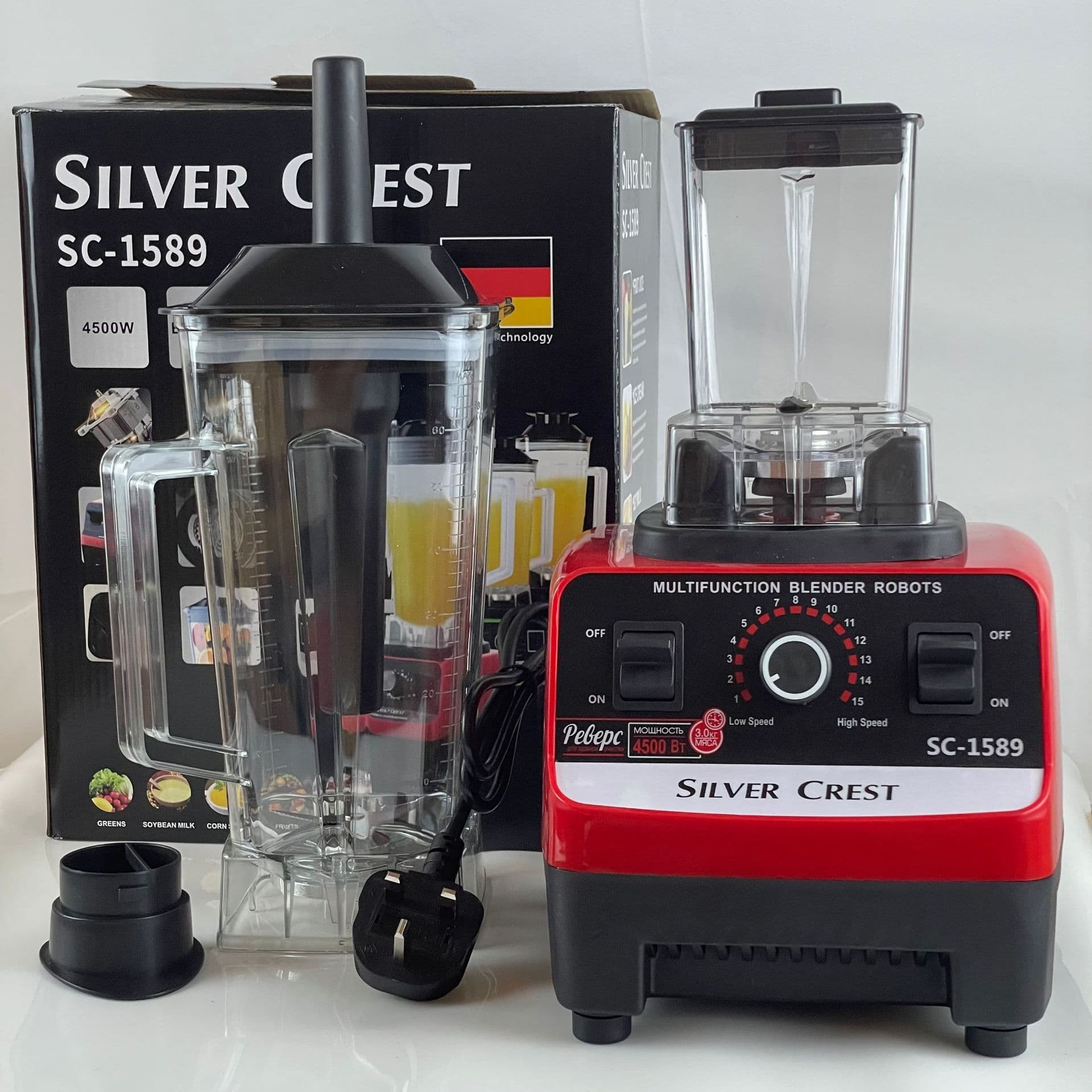 Direct Supply BLENDER Commercial High-Speed Blender for Home Nutrition Baby Food, Ice Crushing, Juice Mixing