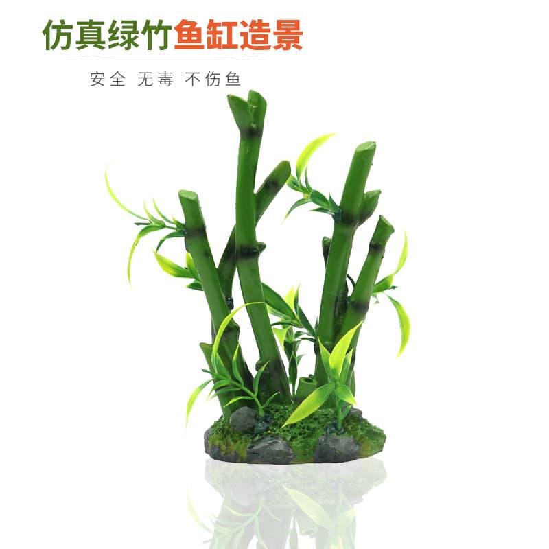 Garden Plate Aquarium Decoration Simulated Panda Bamboo Tree Hotel Supplies Sushi Decoration Bamboo