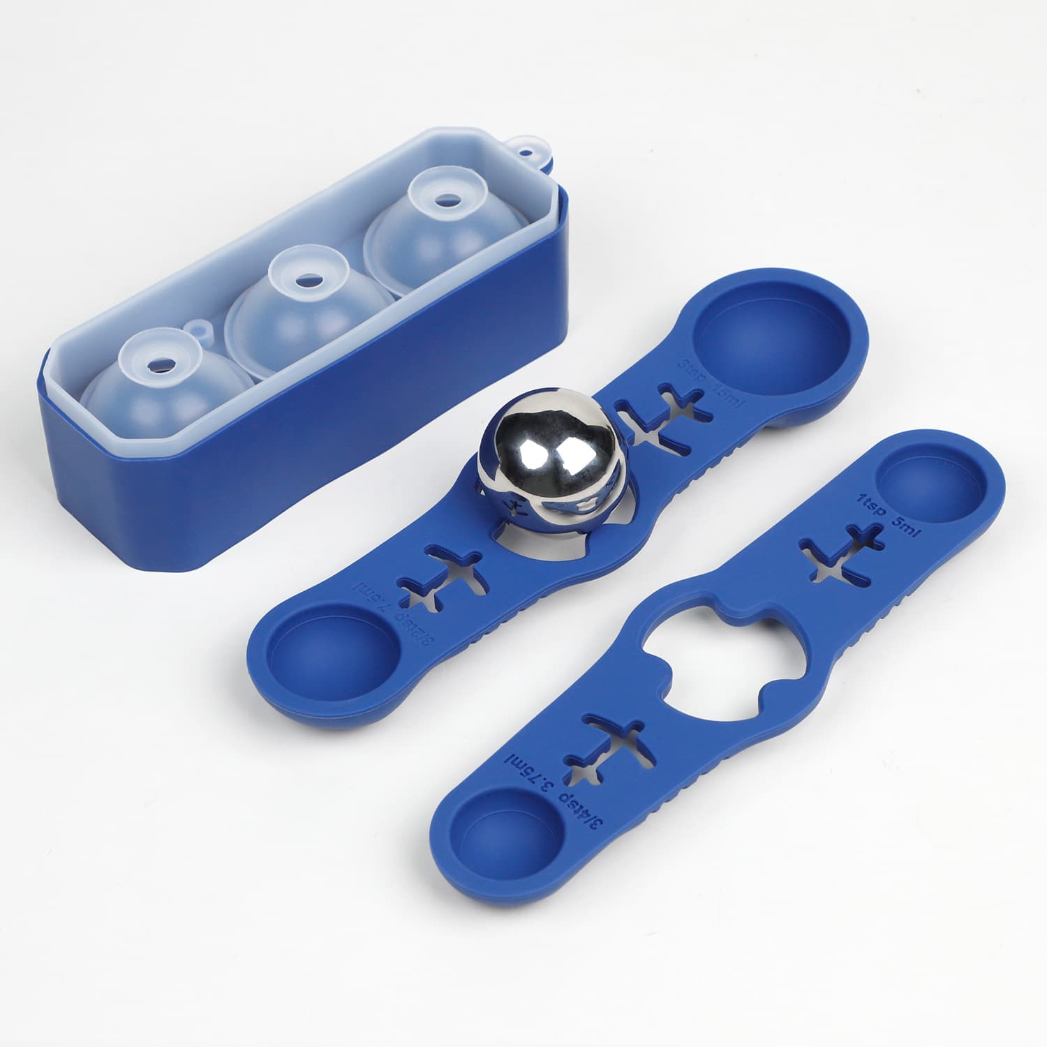Food-Grade Silicone Coffee Cooling Set Reusable Ice Balls for Drinks