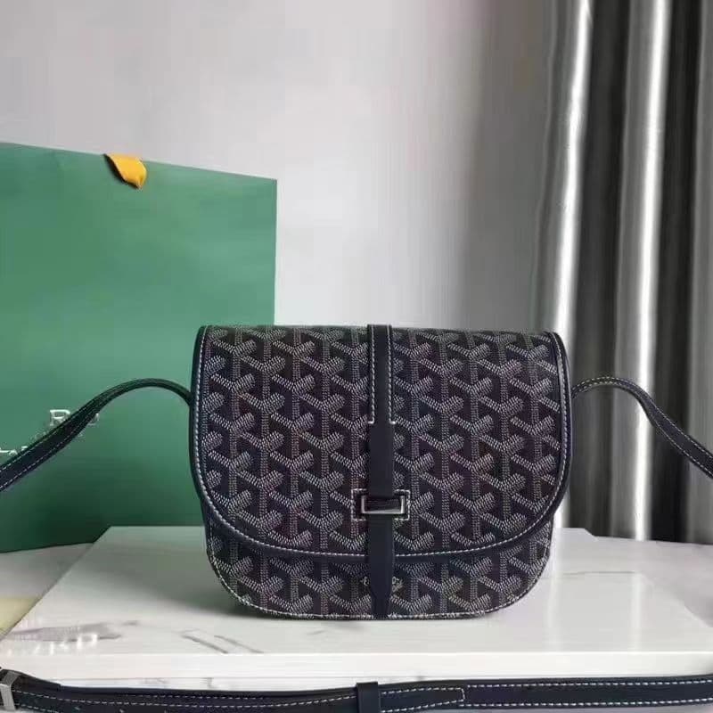 Upgraded Goyard Saddle Bag Small Square Flap Messenger Bag Monogram Shoulder Crossbody Bag