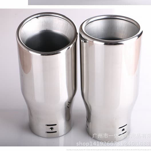 New Rui Zhi Stainless Steel Exhaust Pipe 9030 Modified Universal Car Exhaust Muffler Tailpipe