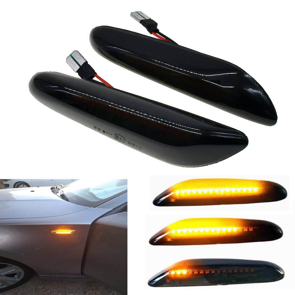 Suitable for BMW E46 E90 1/3/5/series running water fender light turn signal light T10 plug