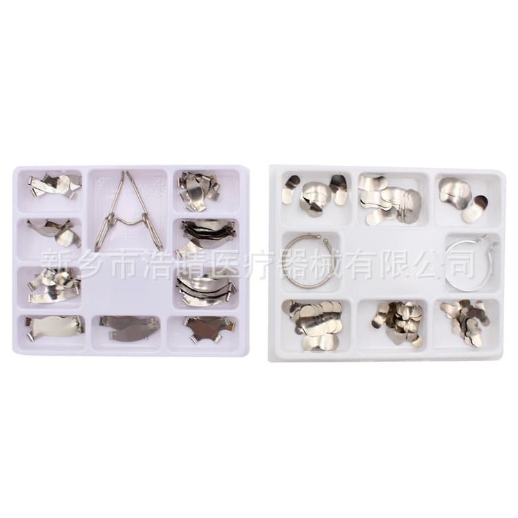 Dental Matrix Band Metal Forming Strip for Tooth Restoration 100-Pack Dental Oral Material 1.398