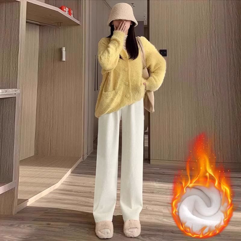 Thin maternity pants for spring and autumn, new style for 2026, versatile, soft and comfortable, supportive, wide-leg maternity pants.