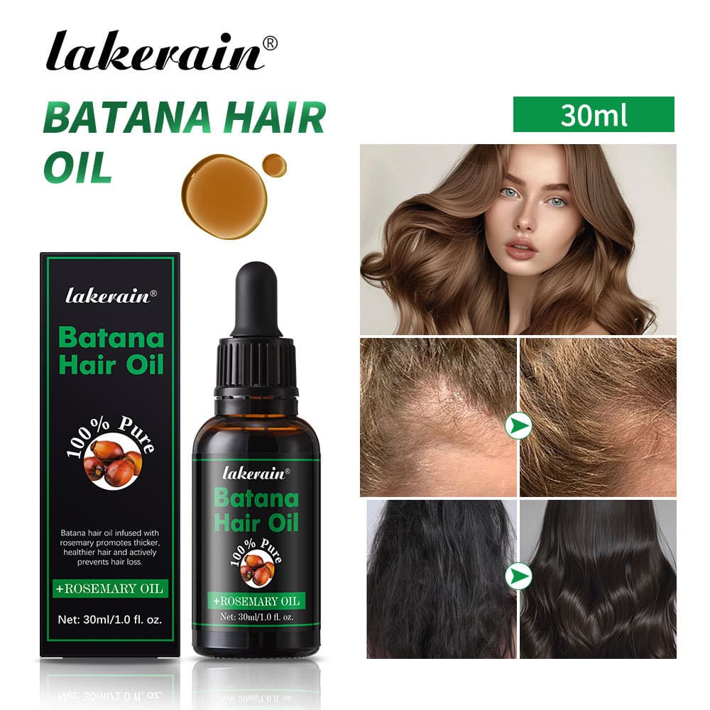 Cross-border lakerain Batana hair growth oil, voluminous hair, scalp nourishing hair treatment oil, Amazon