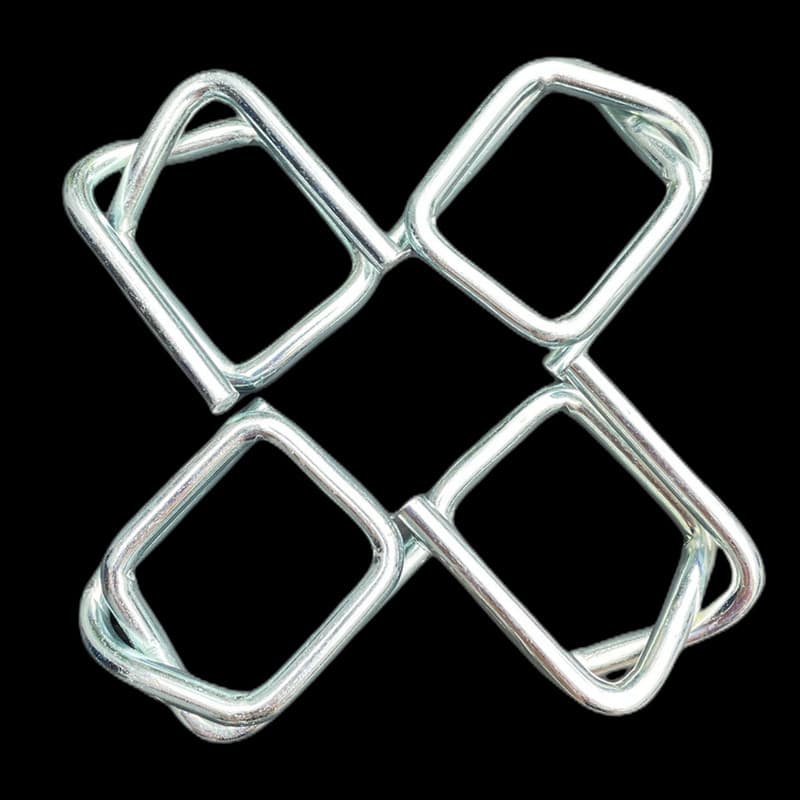 Fiber Strapping Buckles Special Steel Wire Buckles Flexible Strapping Buckles 32mm Return Buckles