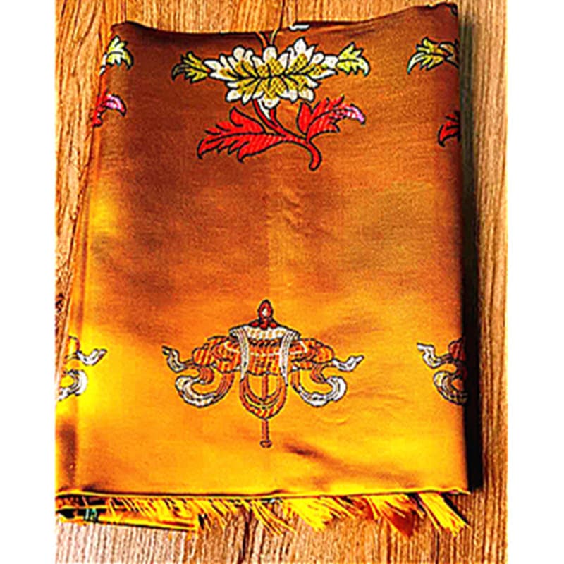 Pengfei Hada Factory has large wholesale volume and excellent color jacquard embroidery eight auspicious Hada five-color embroidery technology