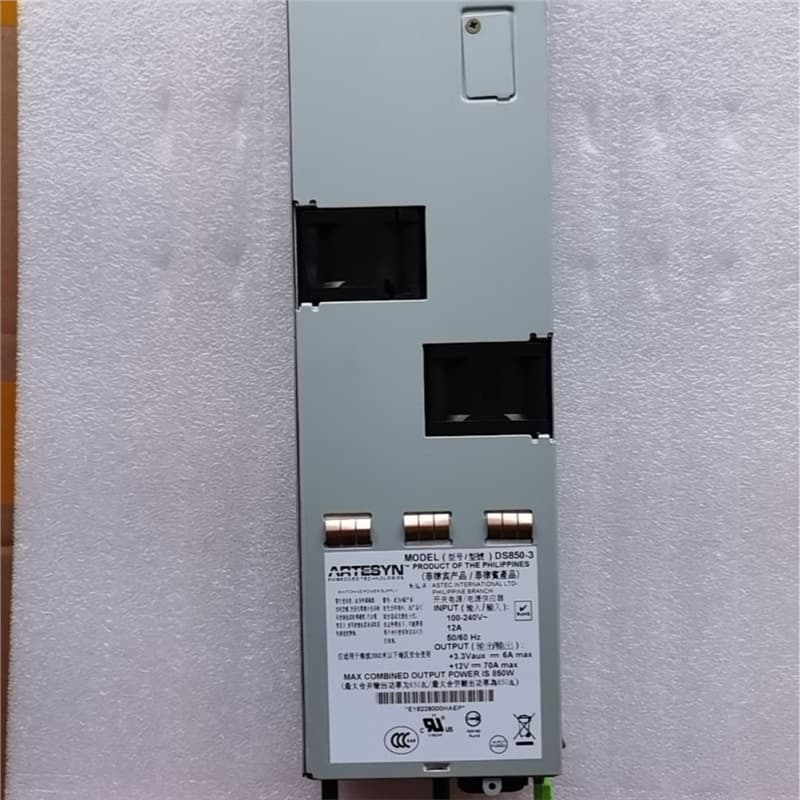 ARTESYN 850W Server Power Supply DS850-3 Power Module Universal Emerson 850W Power Supply