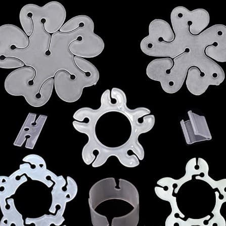 Wedding and birthday party supplies balloon accessories plum blossom clip balloon multi-functional ring buckle balloon arch buckle styling clip