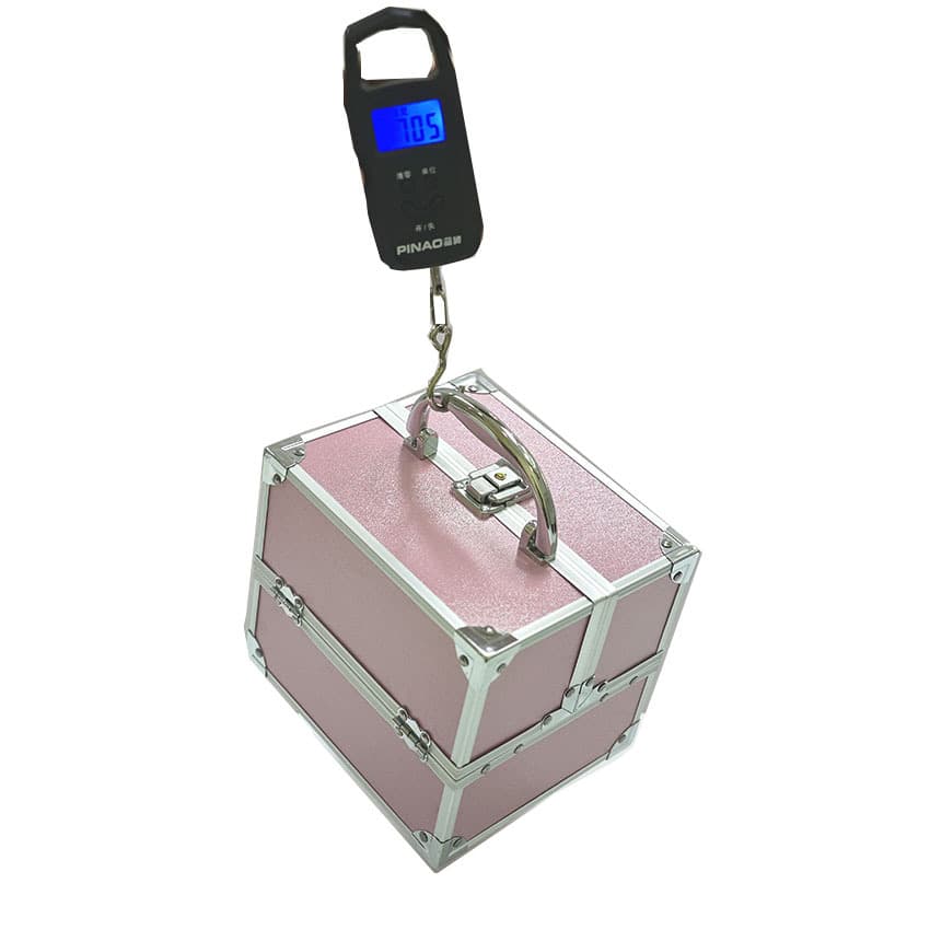 Cross-border Storage Case Portable Nail Art Beauty Hairdressing Cosmetics Tattoo Toolbox Handheld Aluminum Alloy Makeup Case