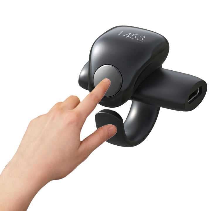 Sanda Electronic C1# Smart Bluetooth Ring with OLED Display and App Alerts