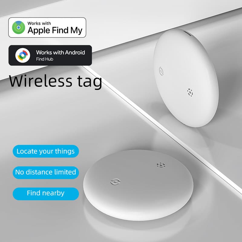 Compatible with Google and iOS Dual System Bluetooth Tracker Pet Tracker for Apple and Android Global Locator
