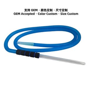 Cross-Border Bestseller Arab Disposable Hookah Accessories Hookah Hose Glass Handle Disposable Custom