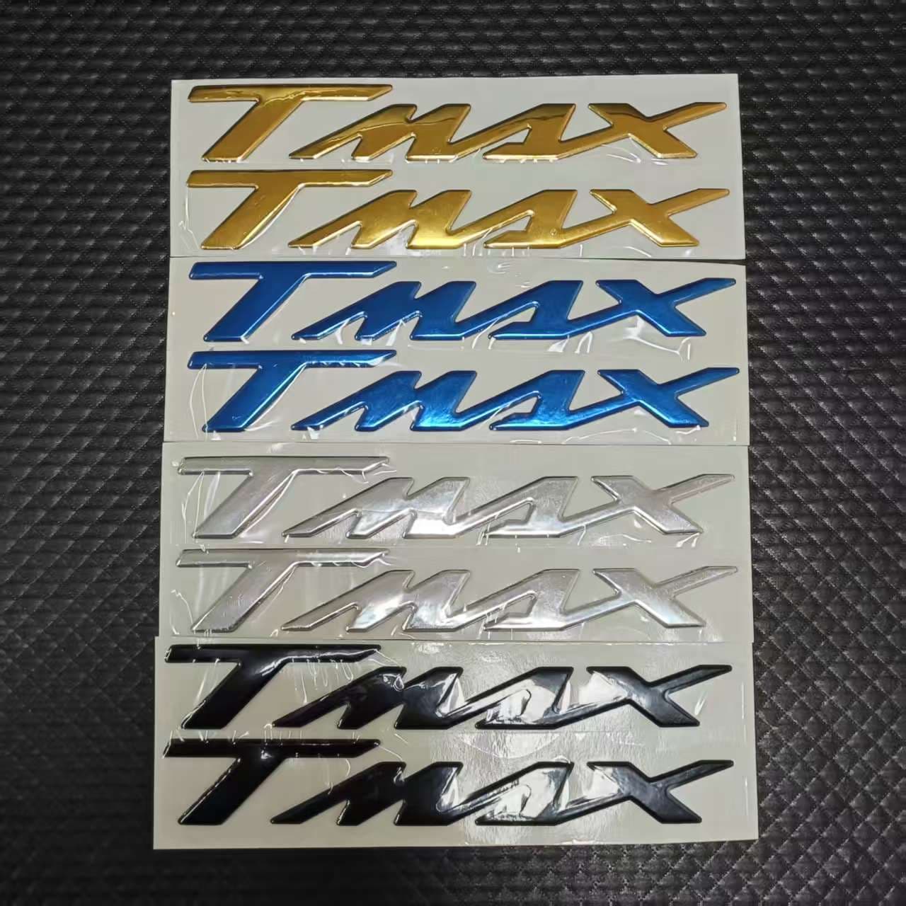 3D Soft Rubber Sticker Decal for Yamaha TMAX Motorcycle, Modified Emblem Decoration Sticker, Waterproof