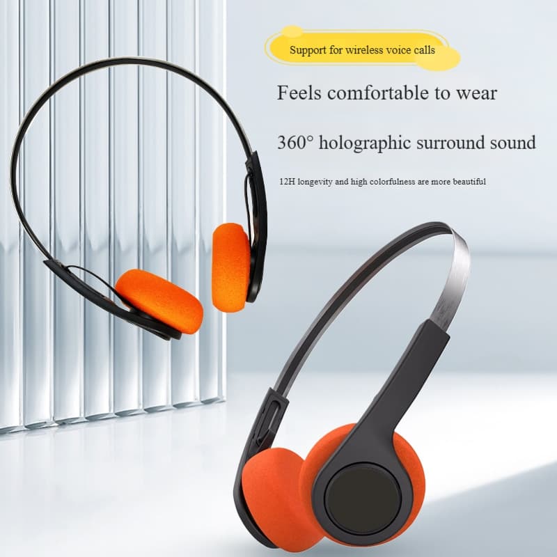 Cross-border Best-selling Mini On-ear Bluetooth Headset Retro Wireless Wholesale Retro Bluetooth Headset