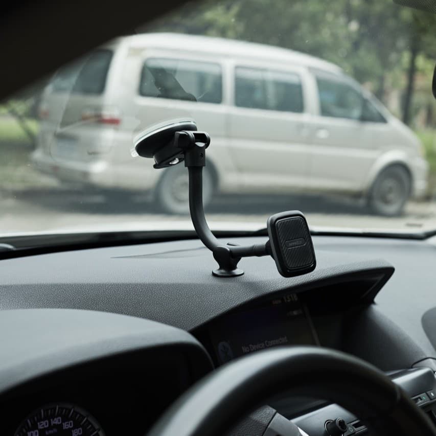 APPS2CAR Magnetic Phone Mount for Center Console/Dashboard/Windshield, Magnetic Car Navigation Mount