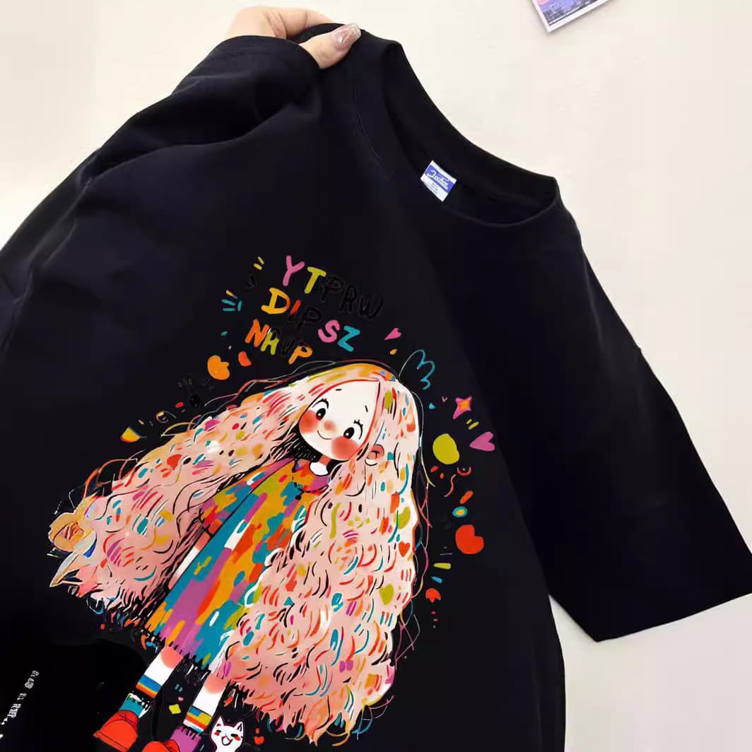 Large size women's clothing wholesale cotton T-shirt women's summer new short sleeve couples casual half sleeve loose clothes