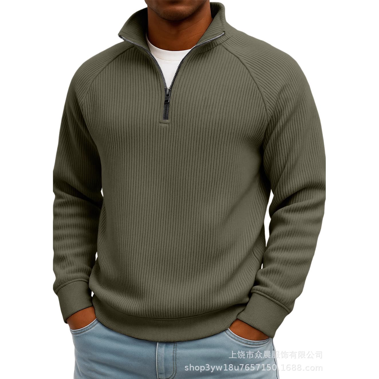New Cross-Border Knit Shirt Men Long Sleeve Trendy Streetwear Casual Loose Fit Autumn Winter Thick Shirt Men Jacket
