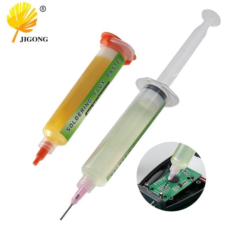 Syringe type halogen-free solder paste 10ml set mobile phone motherboard BGA chip ball placement repair no-clean soldering oil