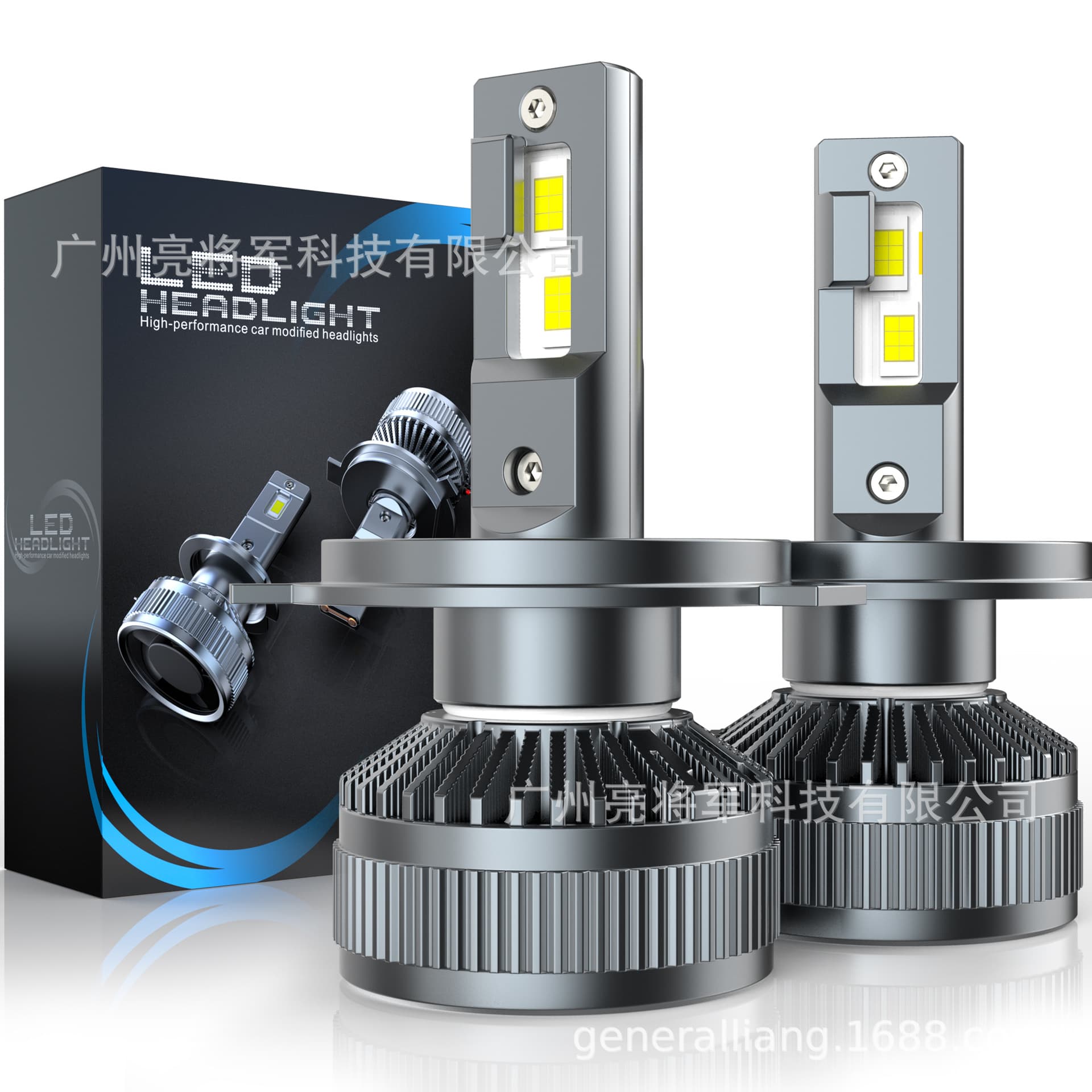 V28LED High Power Car Lights 24V Heavy Truck H7 H11 H4 LED Fog Lights Front Car Modification Lights High Power Car Lamps