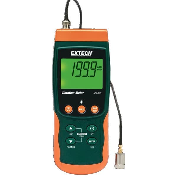 EXTECH SDL800 Remote Vibration Measurement Instrument & Vibration Data Logger (USA)