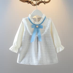 Girls' Little Chanel Dress Baby Princess Dress Spring Fashion Dress Trendy Spring/Fall