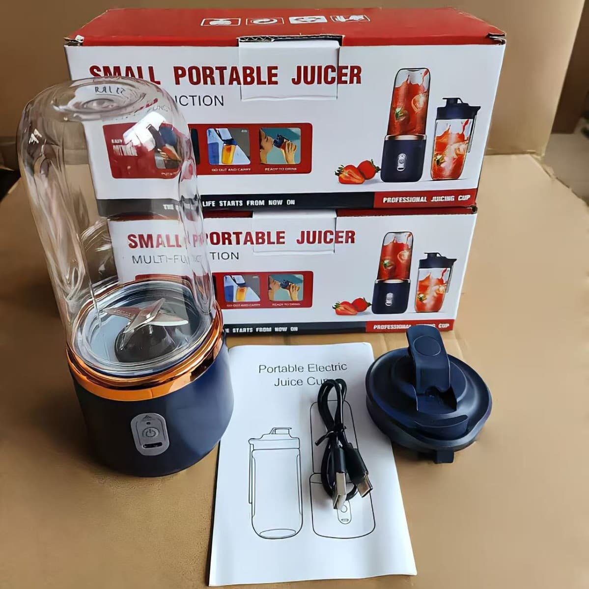 Cross-Border Juicer Portable Juice Blender Rechargeable Small Juicer Student Home Multi-Functional Juicer Cup