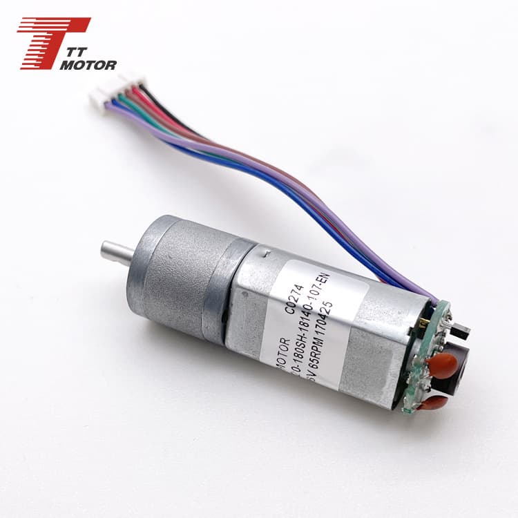 Factory Supply 180 Gear Motor GM20 Reduction Motor Smart Car Motor Hall Encoder Motor