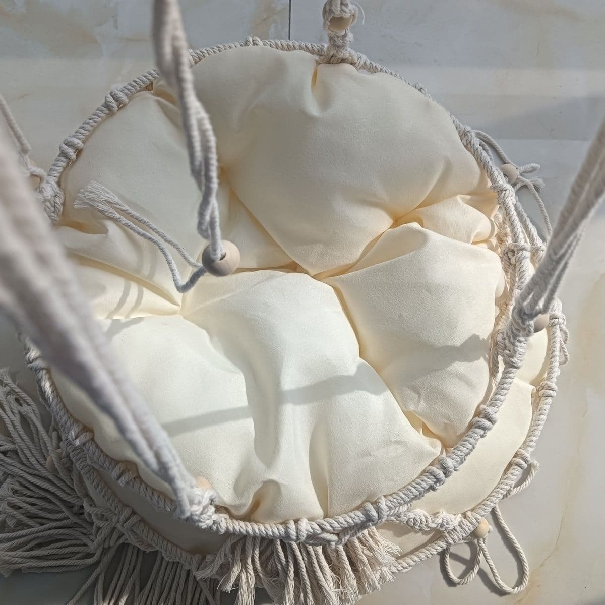 Cat Pet Hanging Basket Hammock Toy Storage Bed Cotton Doll Bed Rope Woven Swing Cute Dormitory Home