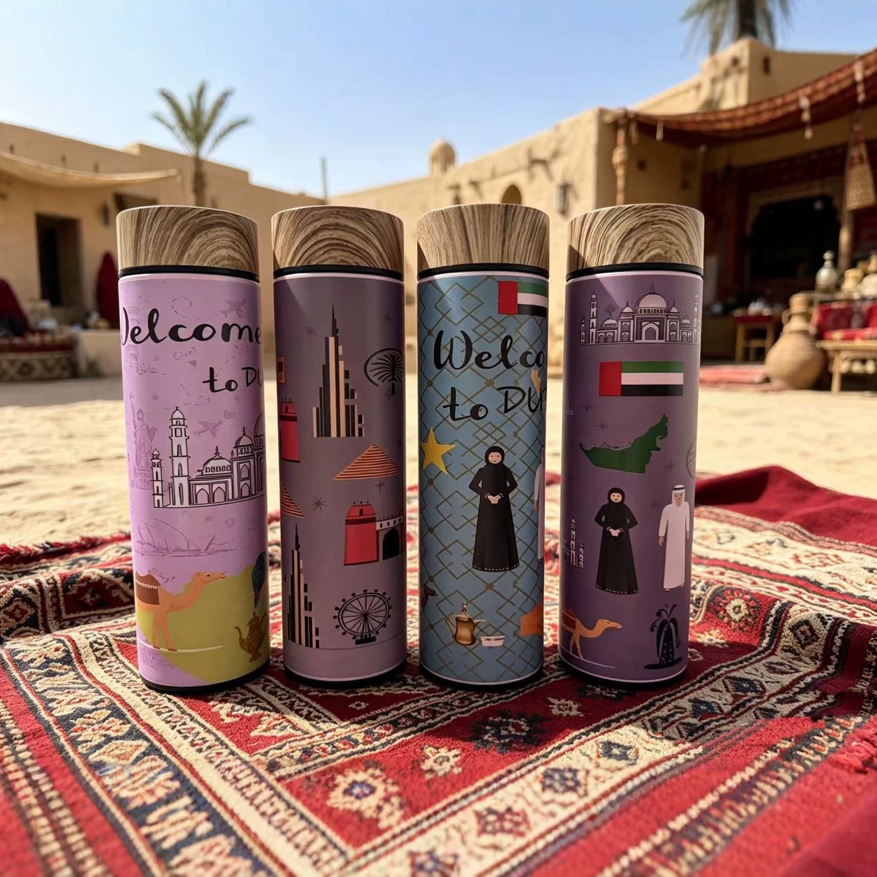 Middle East Arab Stainless Steel Insulated Cup Wholesale Cross-border Foreign Trade Southeast Asia UAE Gift Set 304 cup