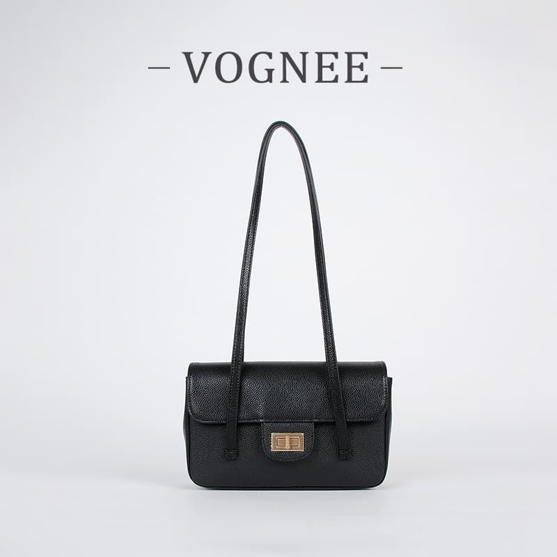 Niche Design Ball-Patterned First-Layer Cowhide Vintage Chanel-Style Underarm Bag Small Square Bag Crossbody Shoulder Bag Women's Bag