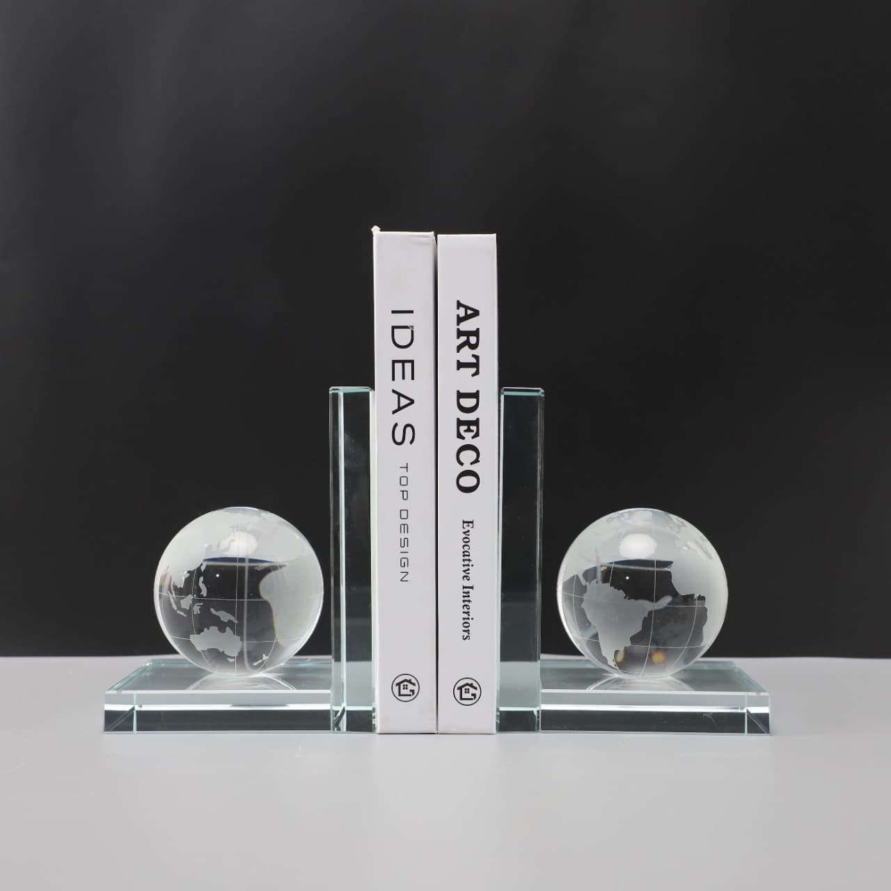 American light luxury crystal globe bookend decoration office desktop home living room restaurant entrance hall crafts ornaments