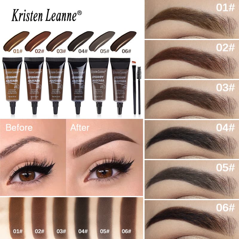 EYEBROW Cross-border Amazon Hot-selling Eyebrow Gel 24H Waterproof Non-smudge Setting Long-lasting Liquid Tint
