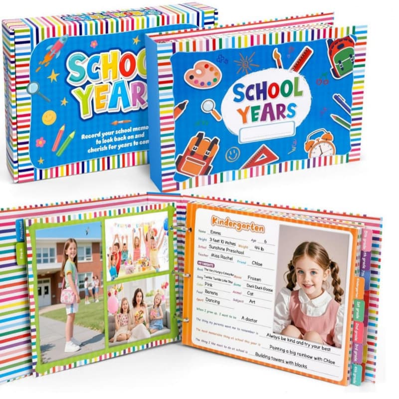 Cross-border School Memory Book Scrapbook for Kids Campus Memoir Scrapbook