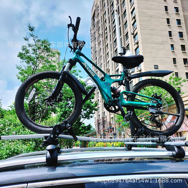 Universal Car Roof Rack, Aluminum Alloy Travel Luggage and Bicycle Carrier Crossbar with Heavy-Duty Load Capacity