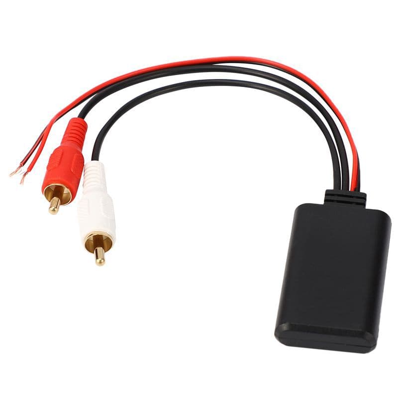 Universal Wireless Bluetooth Module for Car Headphones, Music Adapter with RCA Aux Audio Stereo 2RCA