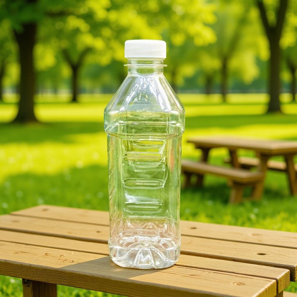 Plastic Square Bottle Mineral Water Bottle 250ml/500ml Wine Bottle Oil Bottle PET Bottle Small Capacity Liquid Dispensing